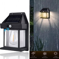 1-4pcs Solar Wall Lights Outdoor Tungsten Waterproof Wireless Motion Sensor Security Lamps Dusk to Dawn Lighting for Garden