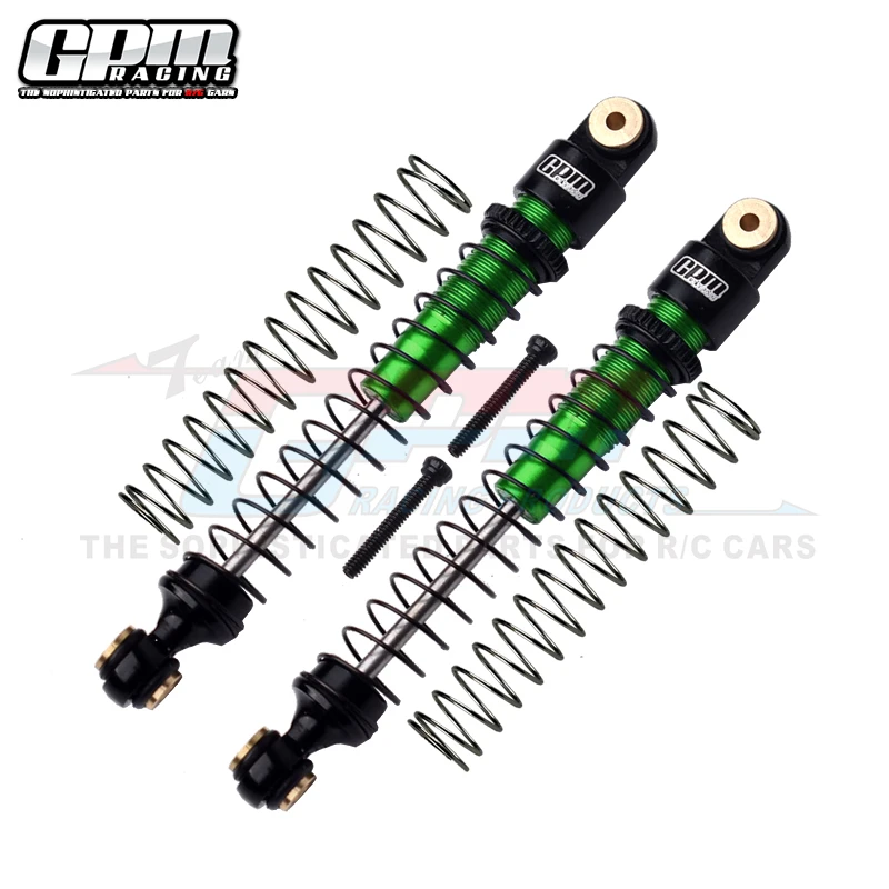 GPM Aluminum Front/Rear Damper For AXIAL 1/24 AX24 XC-1 4WS Crawler Brushed RTR