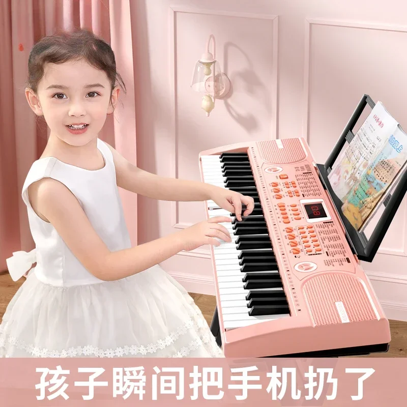 Mimi Rabbit piano children's electronic organ beginners can play household 3-15 year old little girl toys June 1 gift