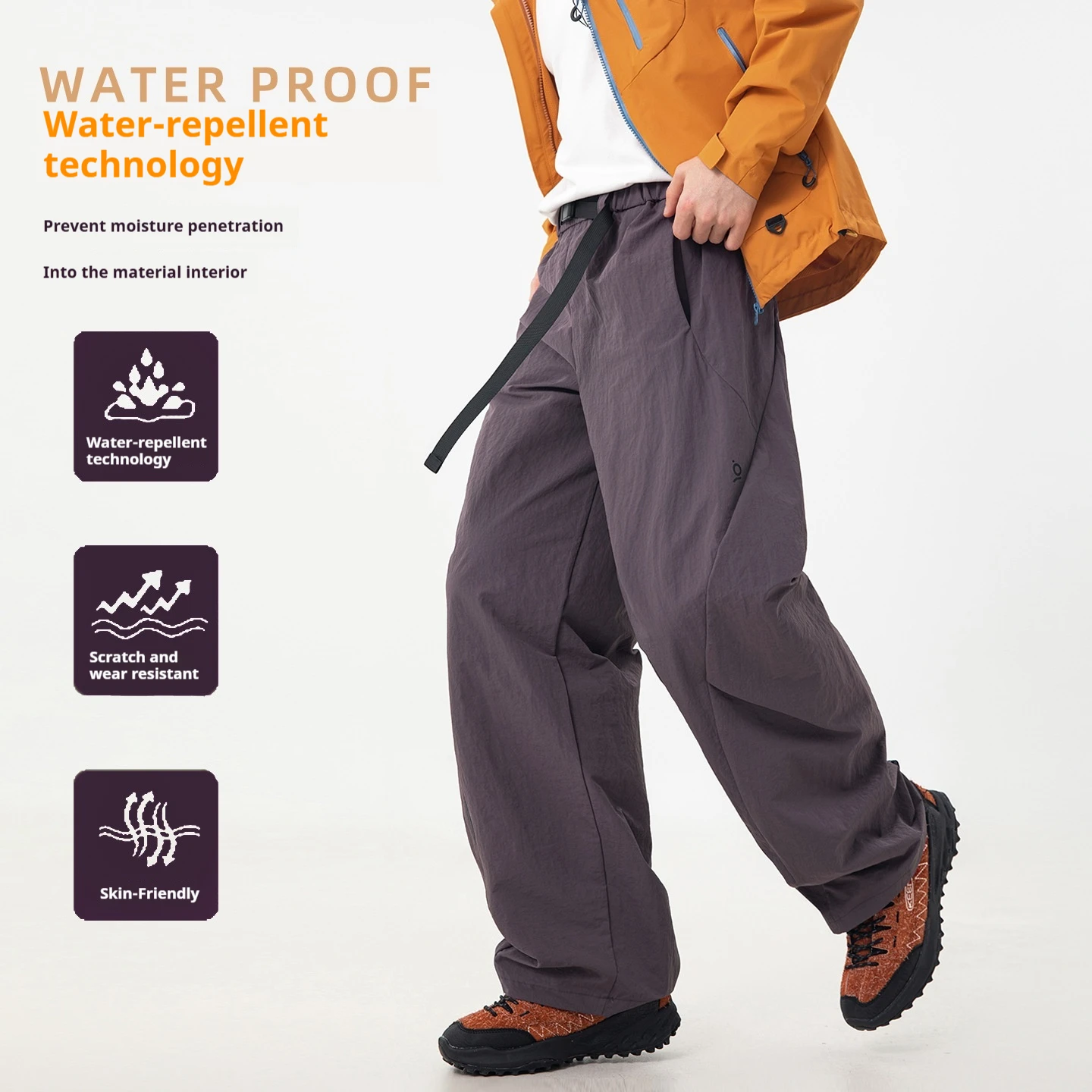 Men's Waterproof Cargo Pants Safari Style Spring