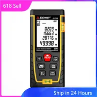 SNDWAY Laser Distance Meter 50M 70M 100M 120M Digital Tape Measure Rangefinder with Distance Area Volume Self-calibration