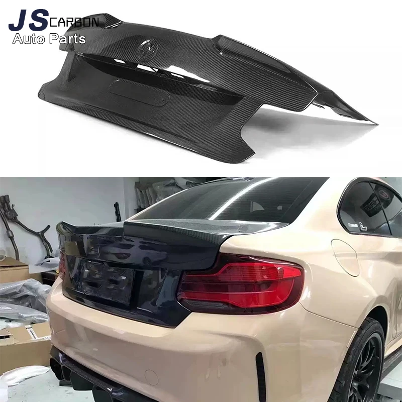 Carbon fiber trunk For M2 Serie M2C F87 2016-2021 lid the trunk lid encloses the upper lid behind the trunk lid the installation