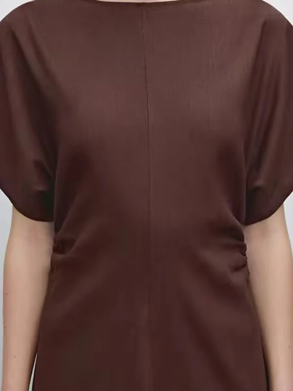 Ele ronde Ne ort Sve Dr taille cinched midi rok lente zomer nieuwe collectie MD dames Faion Beleefd oud geld...