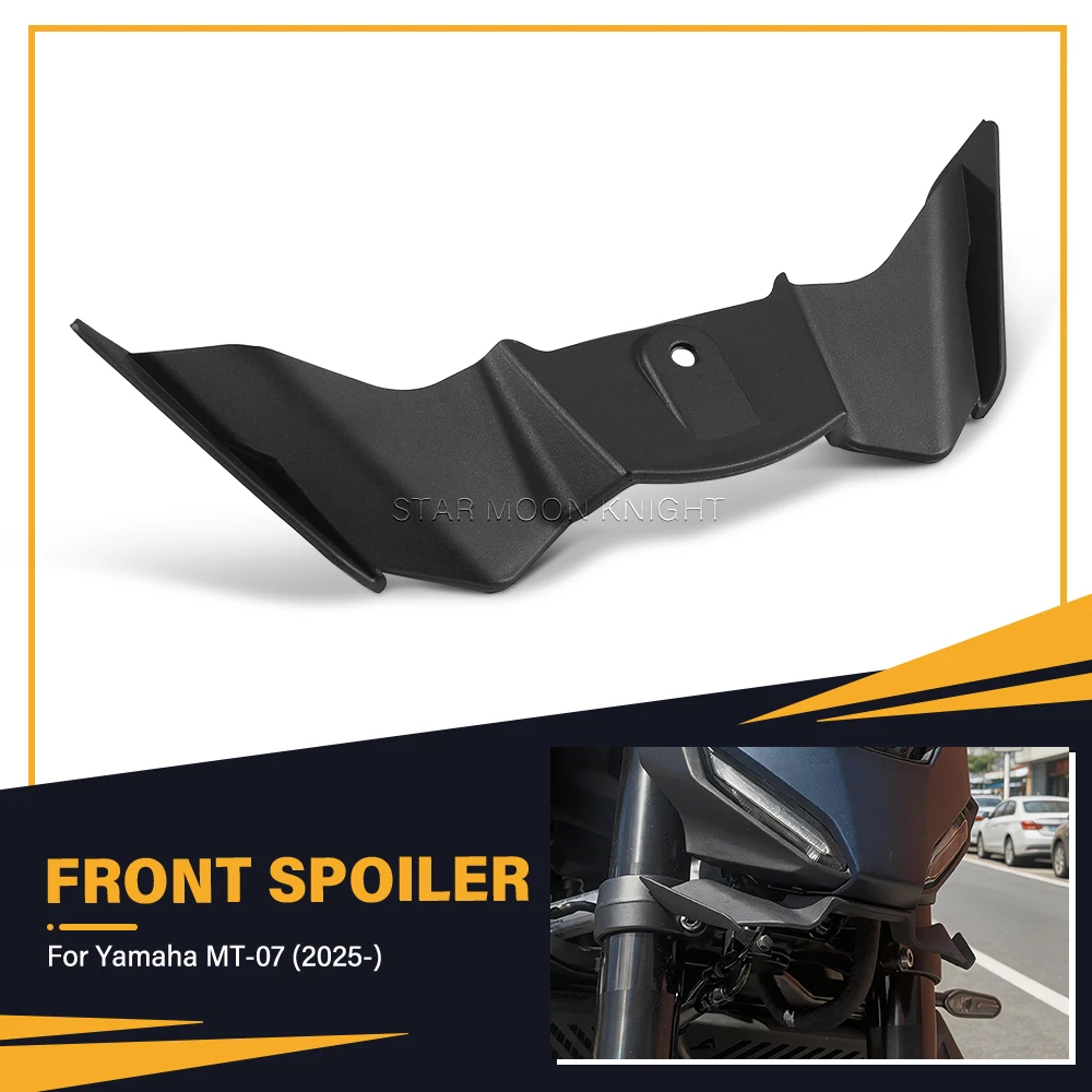 

Аэродинамический спойлер-дефлектор Moto Front Downforce для Yamaha MT-07 MT07 MT 07 2025- (крыло, накладка), аксессуары для мотоциклов