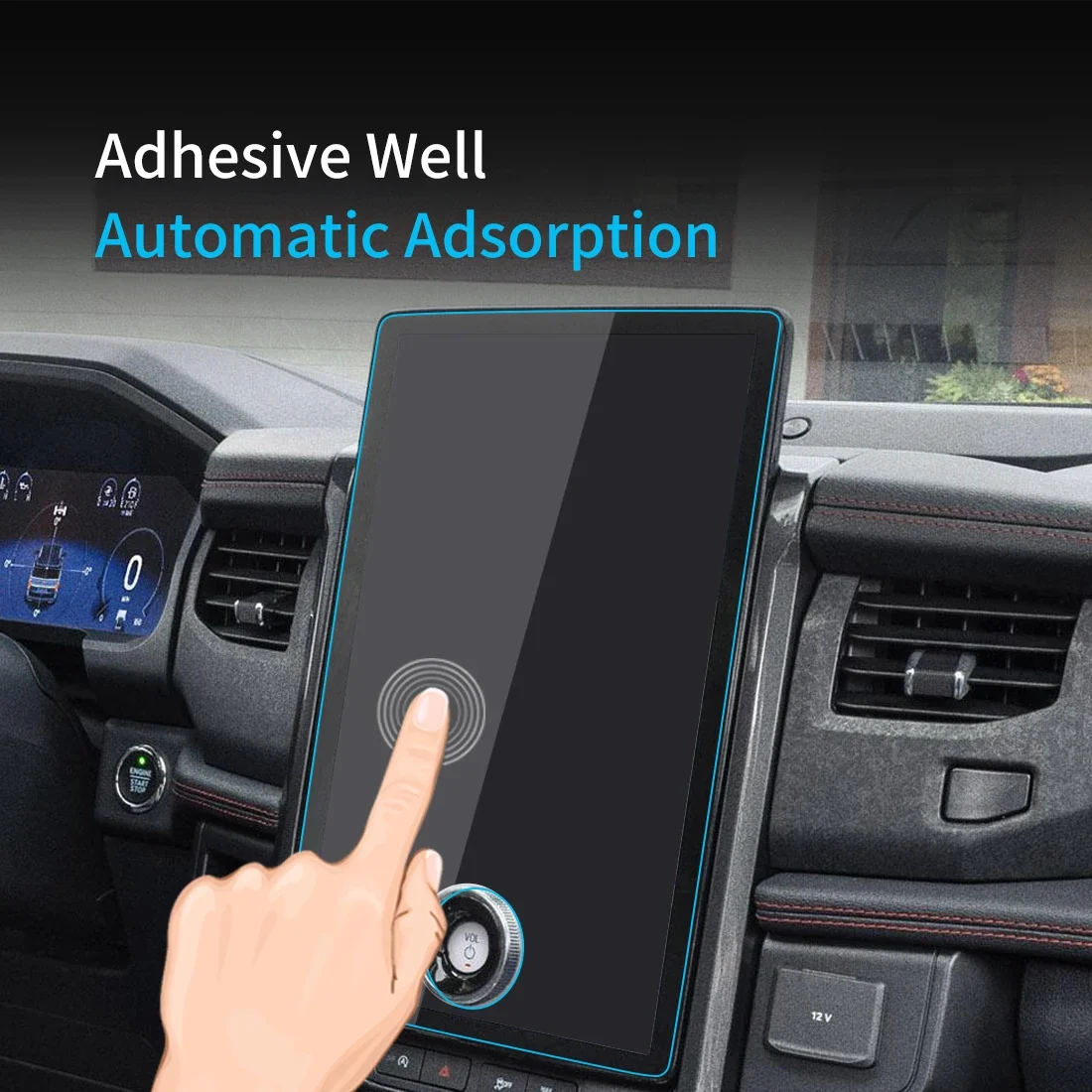 

For Ford Expedition Screen Protector 2022 Console Tempered Glass Protective Film Navigator Carplay Car Automotive Accessories