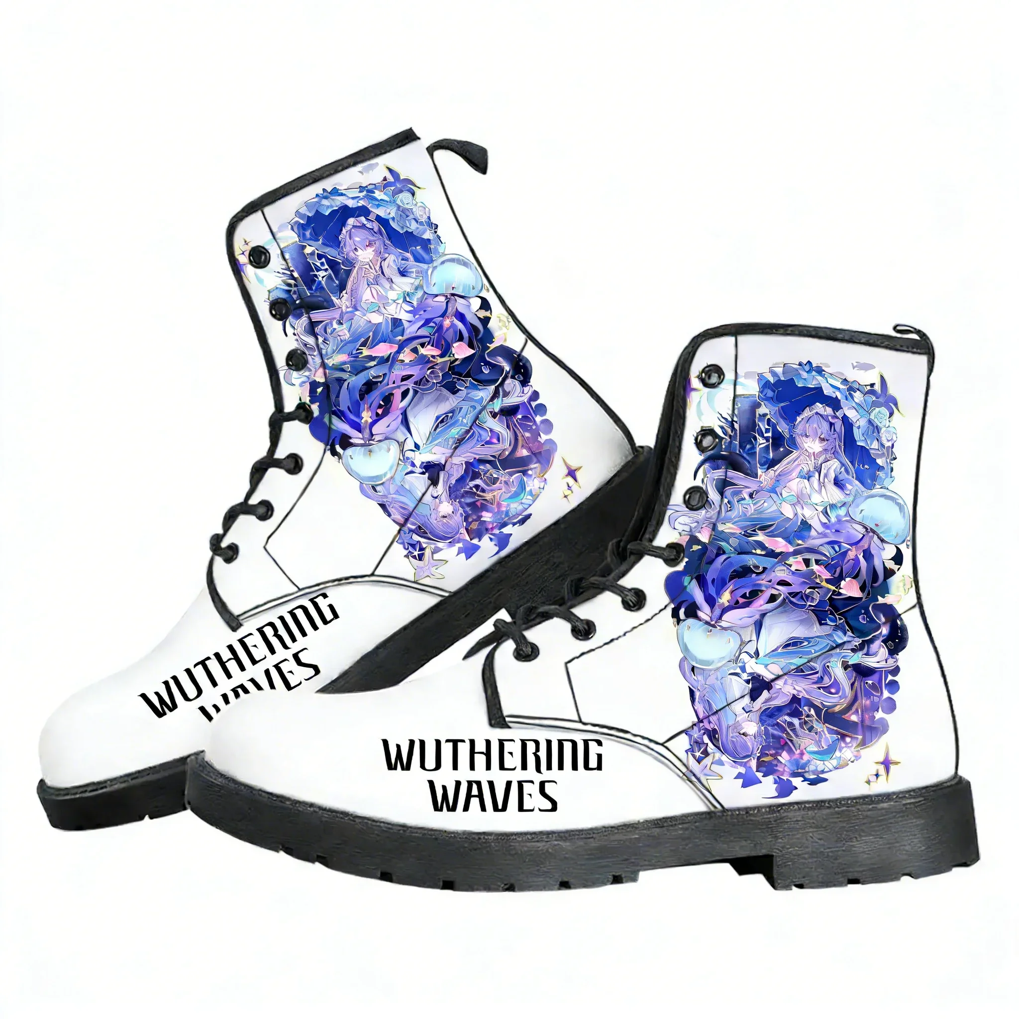 Wuthering Waves Boots Mens Womens Teenager Shoes Casual Boot Outdoor Light High Quality Couple Print On Demand Custom Made Shoe