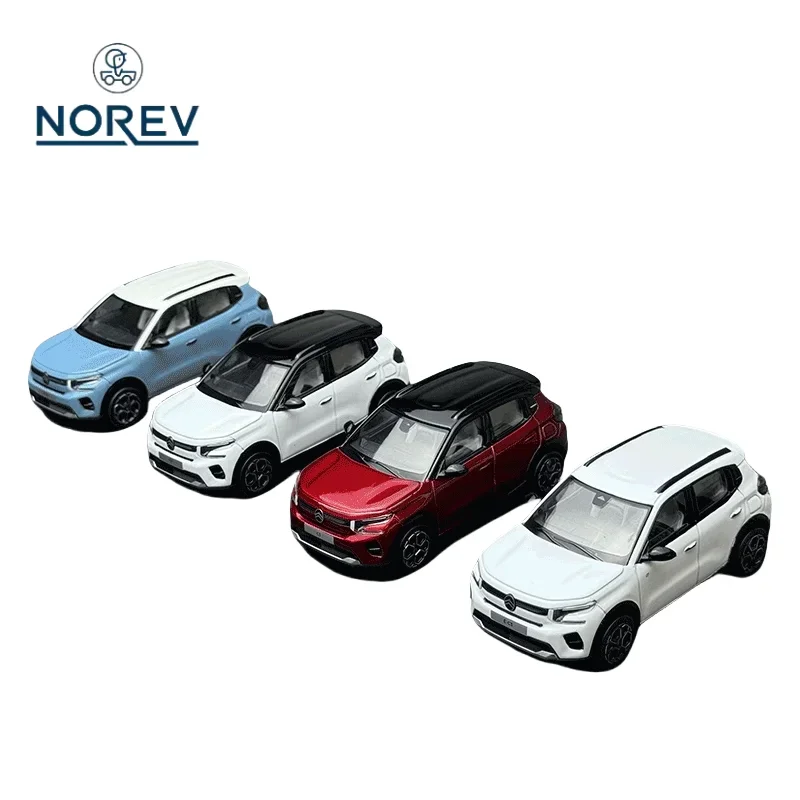 1/43 Citroen C3 alloy simulation static car model, children's collection of decorative toys, for children's holiday gifts.