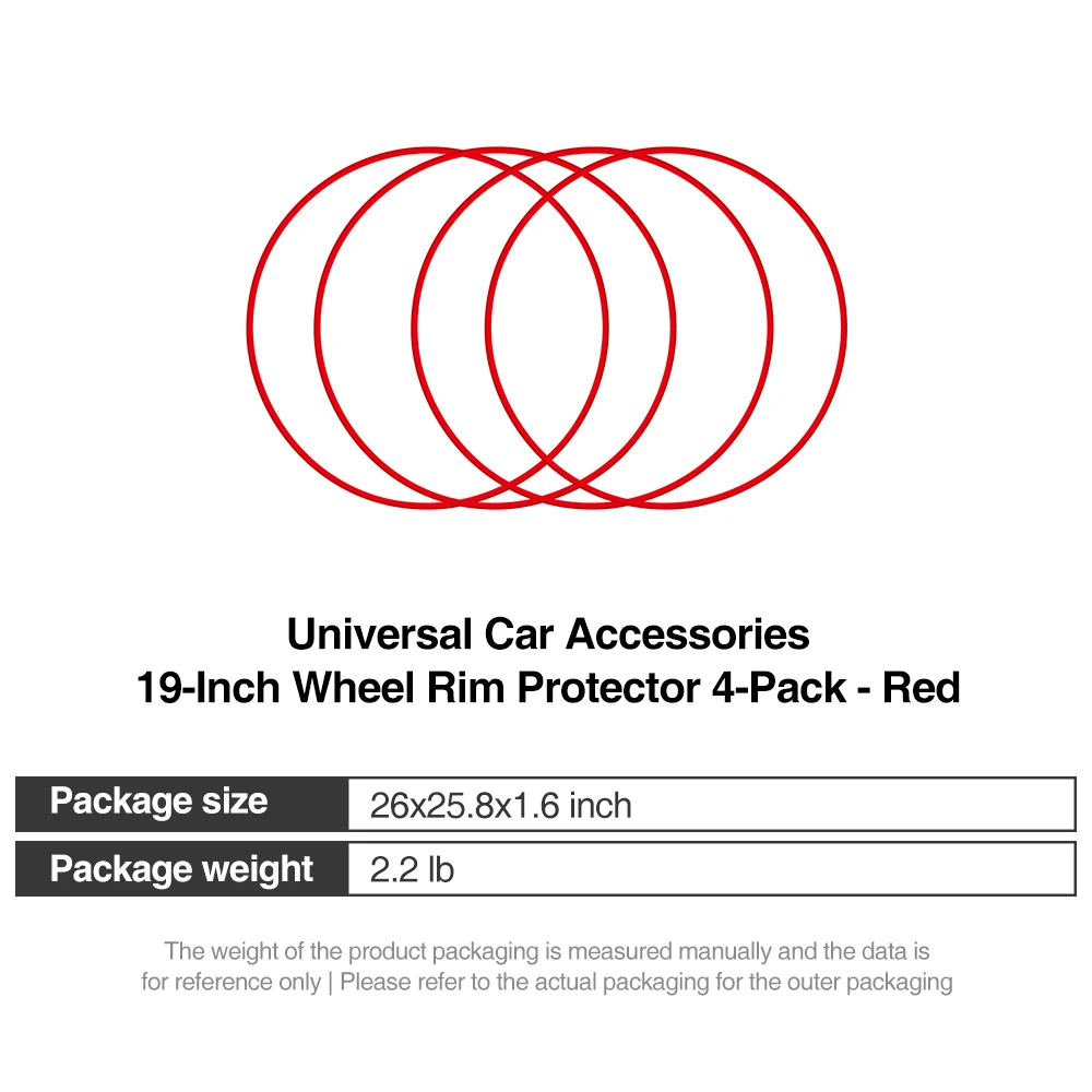 Heenvn 19 Inch Velgbeschermer 4 Stuks Lichtmetalen Velgbescherming voor Tesla Model 3 Highland Y Juniper 2025-2026 Anti-kras Wielbescherming