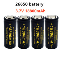 100% Original hochwertige 26650 Batterie 3.7V 18800mAh 50A Lithium-Ionen Akku passend für 26650 LED Taschenlampen