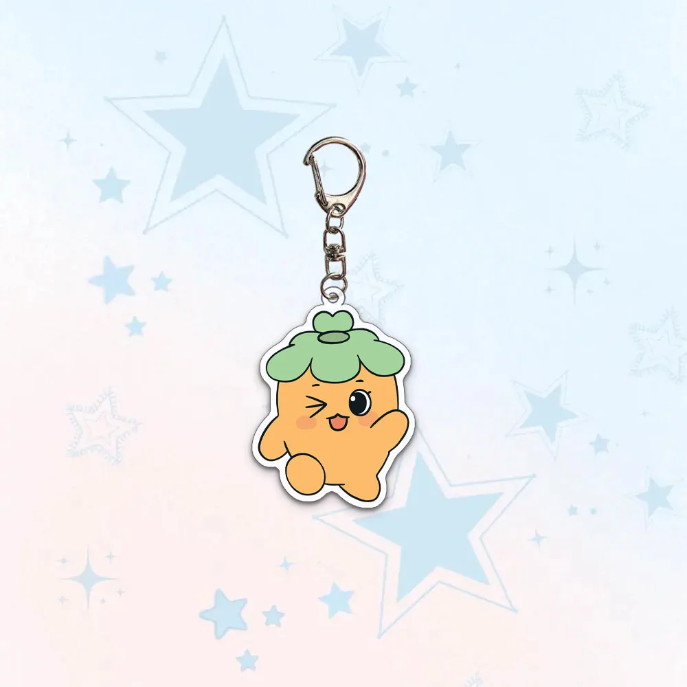 1/6個 Kpop NMIXX アクリルキーホルダー スリウン ジウ ベイ 漫画フィギュアキーリング バッグキーデコレーション ヘウォン リリー キュジン ファン記念品ギフト