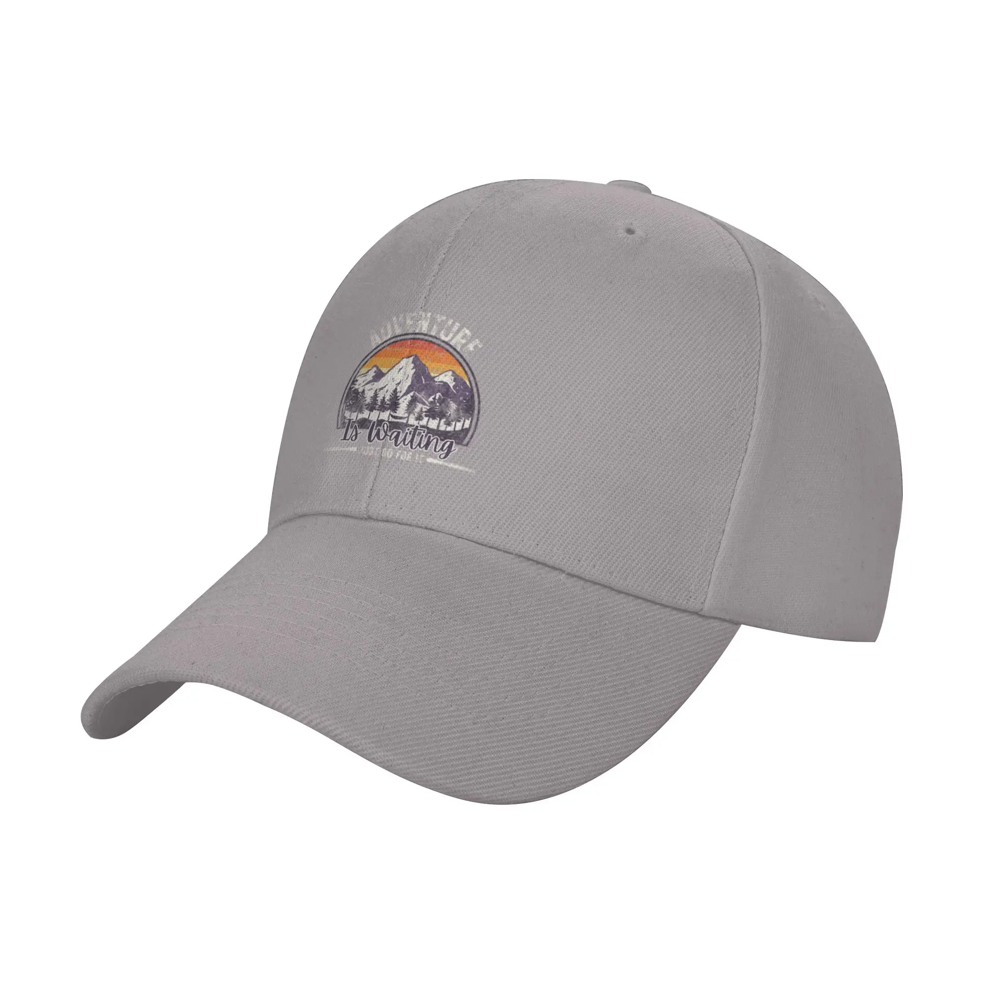 Adventure is waiting Trendy Baseball Cap Farm Work Non Slip Dad Hat
