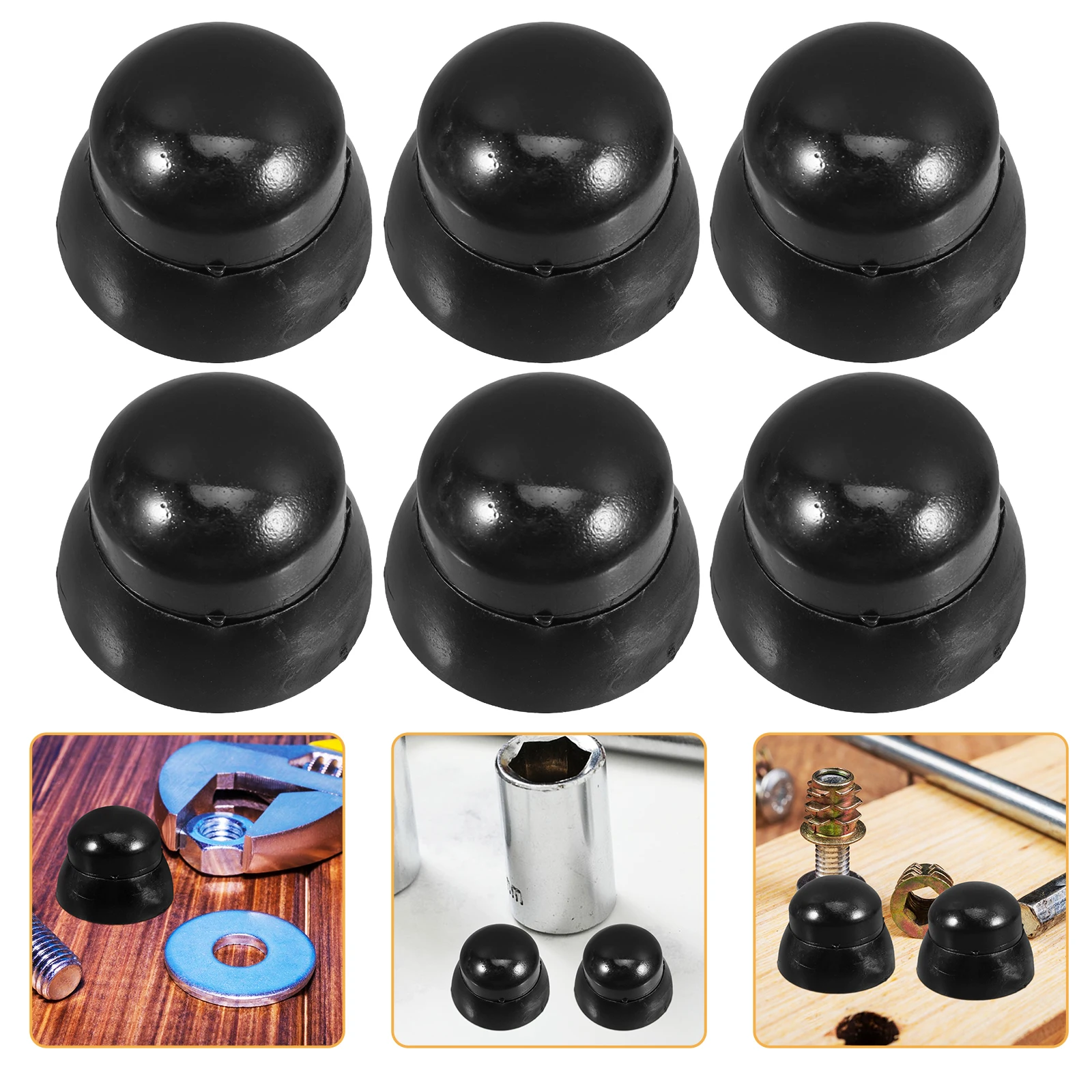 

10 Pcs Slide Cap Cover Plastic Screw Bolt Nut Safety Mask Playground Supplies for Protection Covers