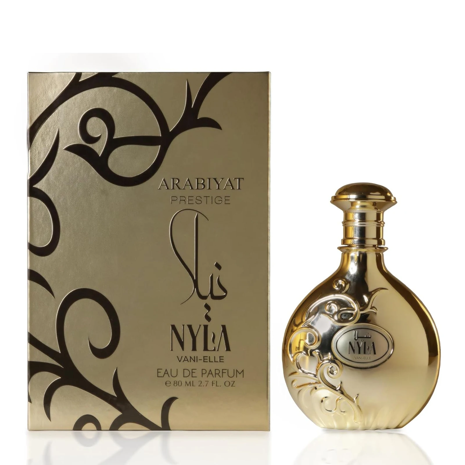 

Nyla Vani Eau de Toilette for Women - Arabian Royal Luxury Perfume, Vanilla and Jasmine, Long-lasting Scent, 2.7 oz，Holiday gift
