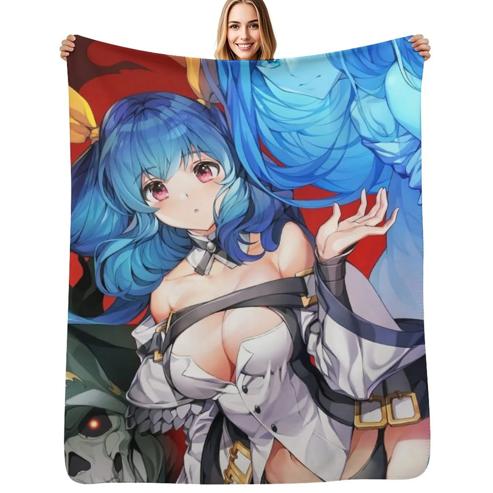 

Guilty Gear Dizzy Throw Blanket Cozy Throw Blanket Birthday Gift for Him Her