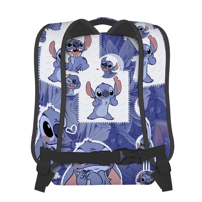 Disney Stitch Backpack Stitch Fashion Printed Boy and Girl Large Capacity Travel Backpack Kids High Quality SchoolBag Stationery