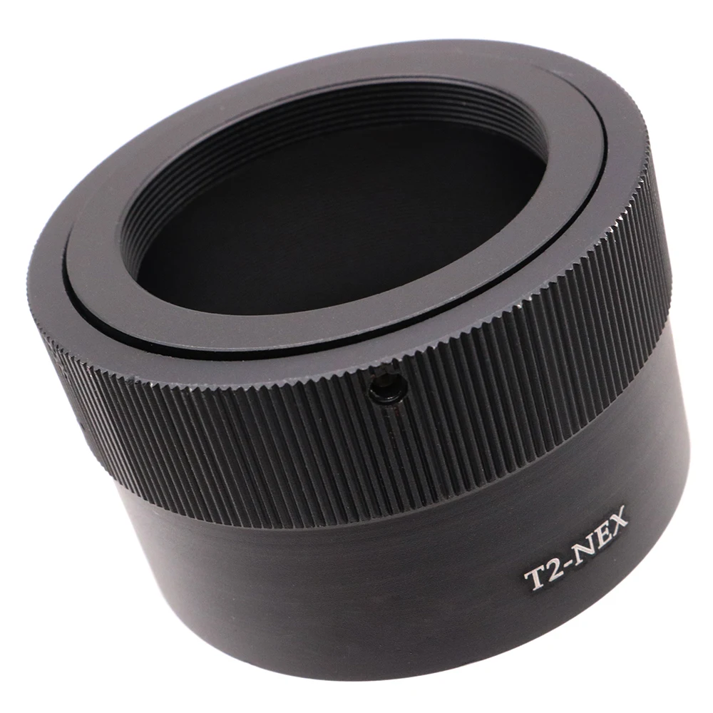 LinGo For T2 Lens To Sony E FE Mount Adapter Ring T2-NEX T2-E T-E T2-FE For A1 A7 A9 A6000 NEX ZVE For Astronomy Photography
