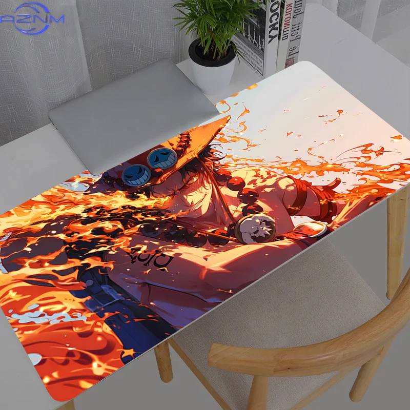 Mouse Pad One Piece Anime durable Gaming Accessories Varmilo Keyboard Desk Mat Gabinete Gamer Carpet Mousepad Mouse Mats