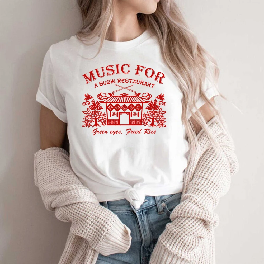 Music for A Sushi Restaurant Shirt Harry's House T-Shirt Women Y2K Aesthetic Clothing As It Was Music Inspired Tee Kawaii Tops