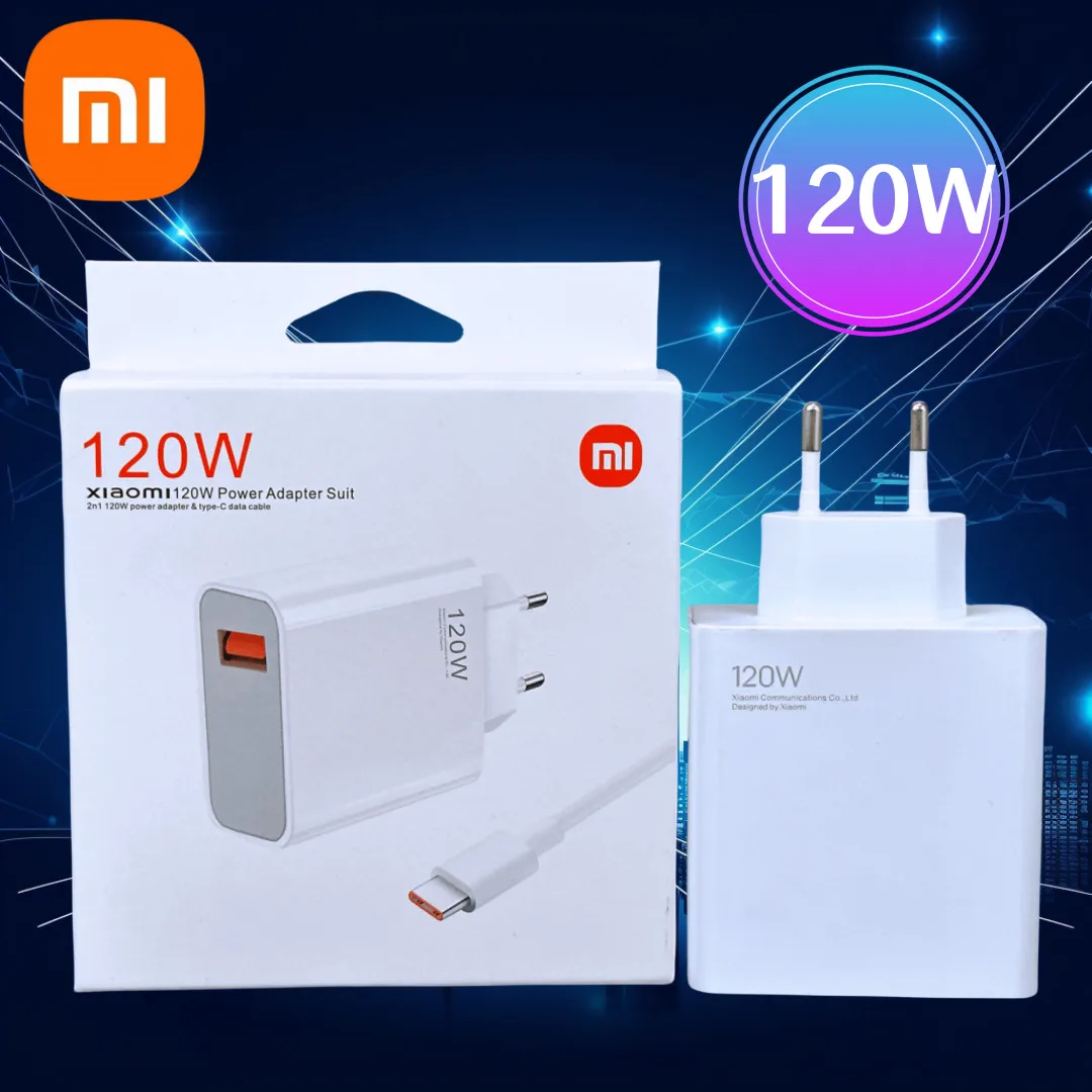 Original Xiaomi 120W Charger Turbo Fast Charge EU Hypercharge Gan Adapter For Redmi Note 11 12 Pro Plus 5G Mi 14 13 13T Cable