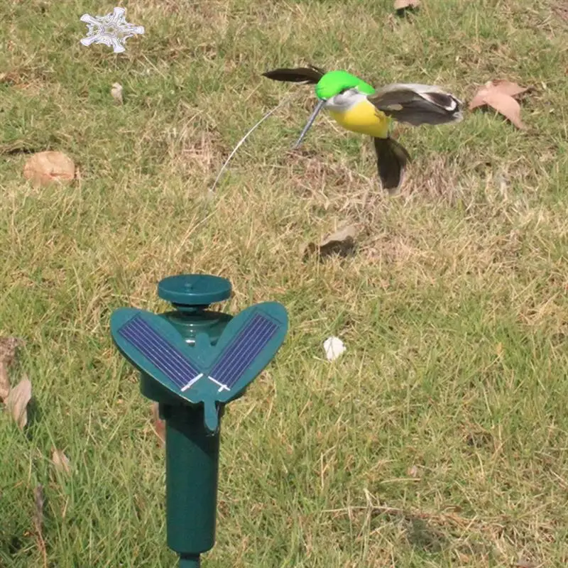 Simulation Solar Butterfly Indoor Outdoor Auto Flying Bird Butterfly Waterproof Craft Atmosphere For Farmland Courtyard