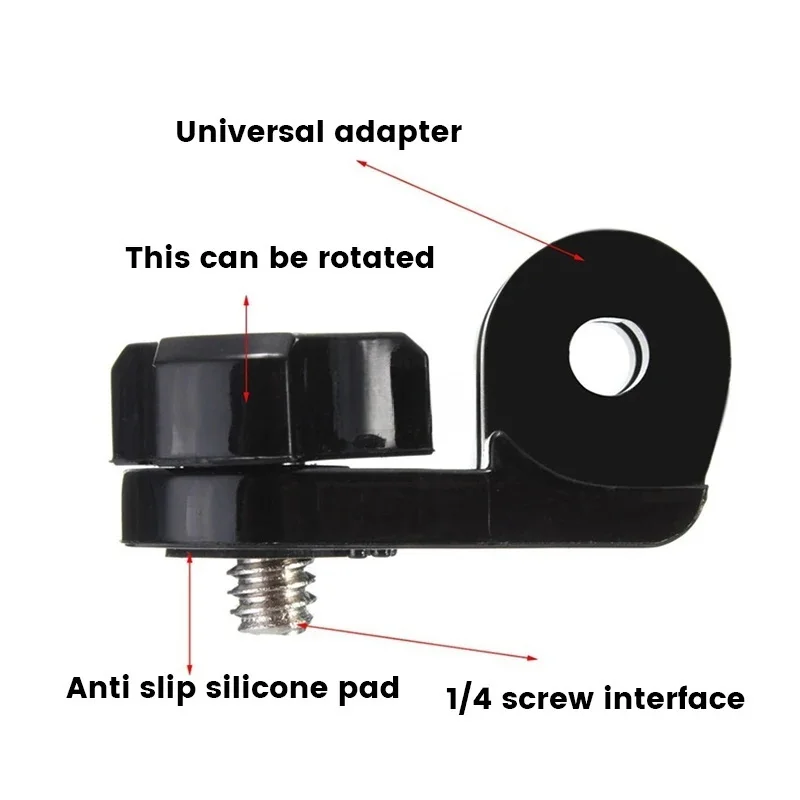 Camera Bridge Adapter for Gopro Mounts 1/4 inch Screw Hole for Mini Cam Action Camera HDR AS20 AS30V AS15V AS200V AS300