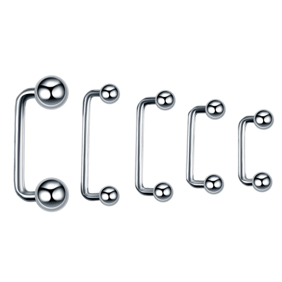 1PC Titanium Internally Thread Surfacel Barbells with Balls Microdermal Piercing Intimate Sexy Chest Body Jewelry 16G 14G