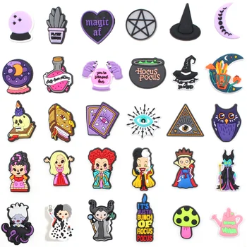 子供用サンダル,1ピース,かわいい魔女のスタイル,漫画,DIY,庭用靴,女の子用アクセサリー,ギフト