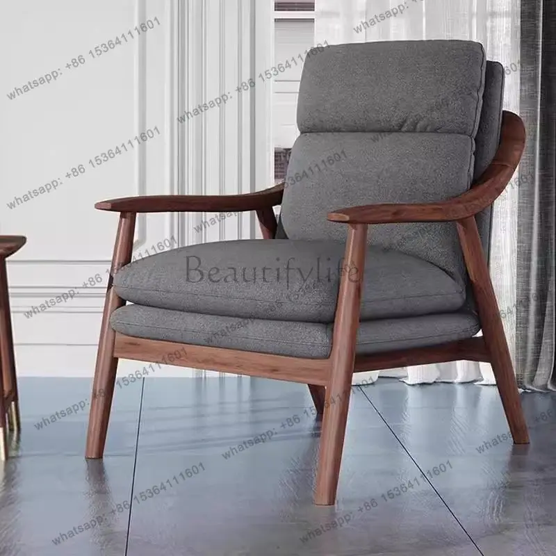 PG Designer Art Living Room Chairs Wooden Italian Wingback Cozy Bedroom Chairs Relaxing Back Fauteuil De Salon Furniture Home