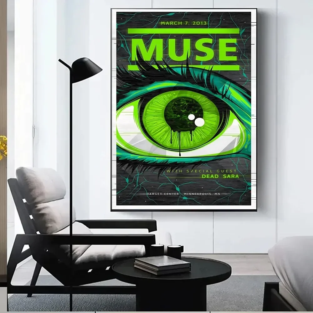 Rock Band Muse Poster POSTER Wall Pictures For Living Room Fall Decor Bedroom