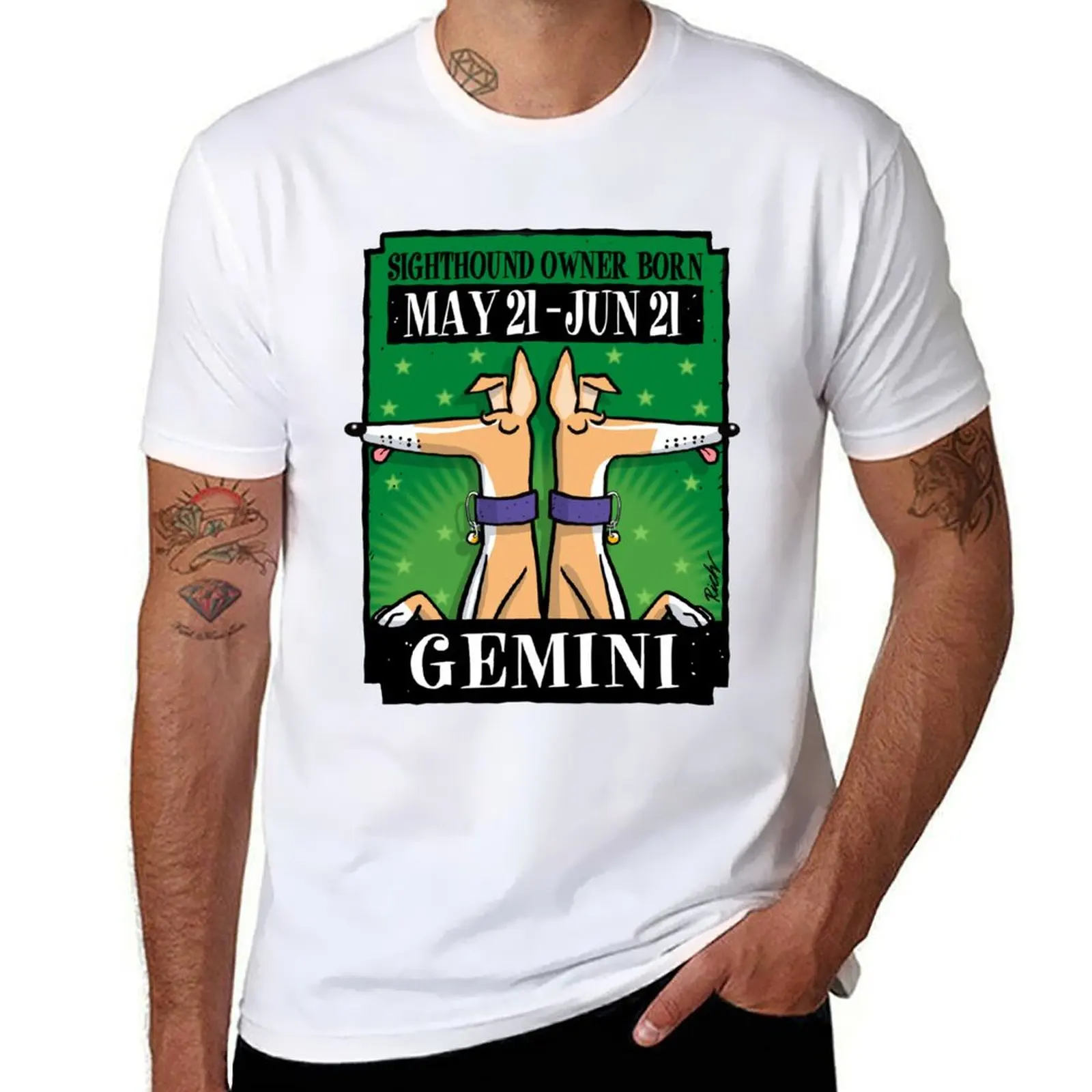 

The Gemini Hounds T-Shirt man t shirts graphic man t shirt summer man t shirts for men casual T-shirt