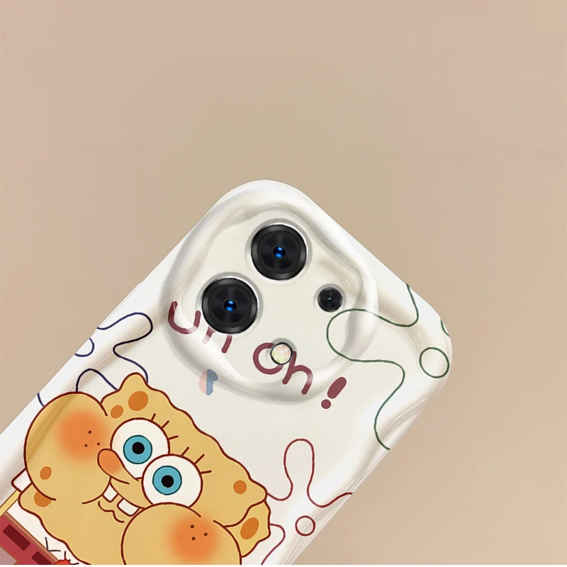 Cartoon S-Spongebob Handy hülle für Redmi Note 13 12 11 Pro Plus 12 11 10 9 Pro 12c 10a K70 Ultra Silikon transparente Softcover