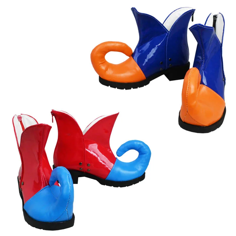 أحذية الساحر المهرج السيرك للأطفال والكبار، لوازم مهرجان الكرنفال اللطيفة، ملابس الأداء المسرحي #1