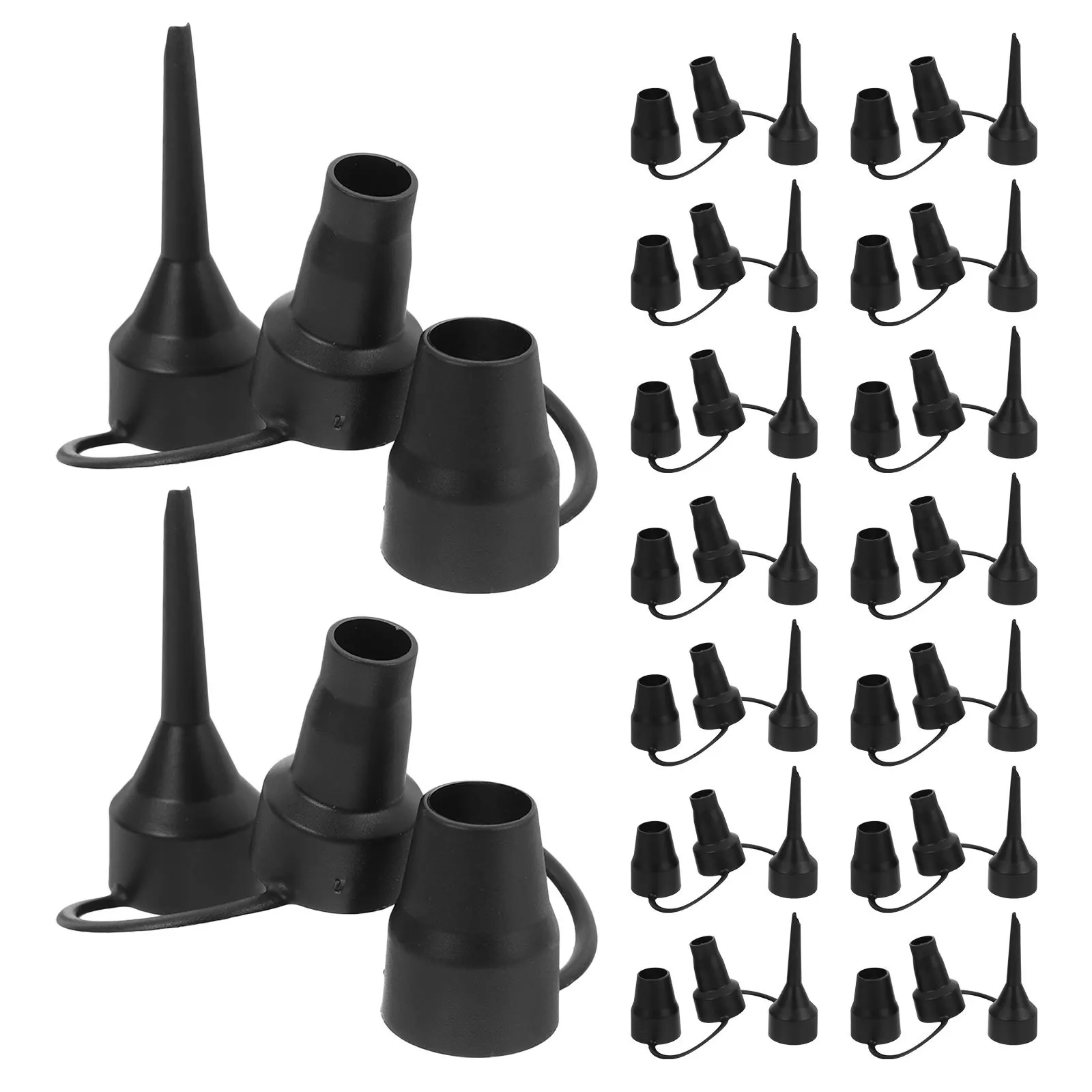 16 stuks opblaasbare pompsproeiers kunststof vervanging voor luchtmatraspomp efficiënte inflatie met draagbaar voor buiten