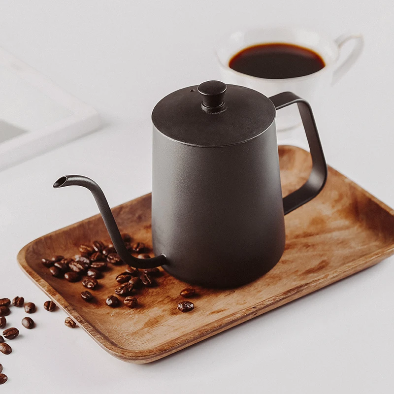 Bincoo slim mouth hand brewed coffee pot swan long neck stainless steel gooseneck drip kettle kitchen coffee making tool