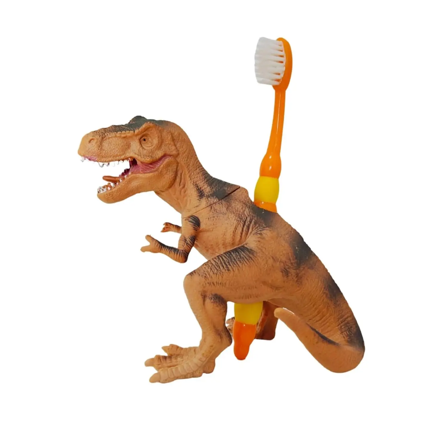 

Tyrannosaurus Toothbrush Holder,Fun Dinosaur Bathroom Organizer for Kids,Toddler Bath Accessories Perfect for Child's Bathroom