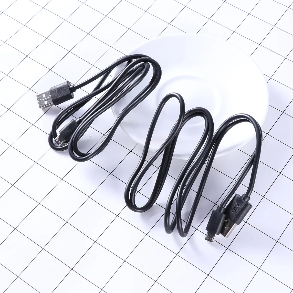 Micro USB Data Cable 100Cm Universal Fast Charge Syncing Cord Micro USB Charger for Phones Tablets Galaxy S7 Black