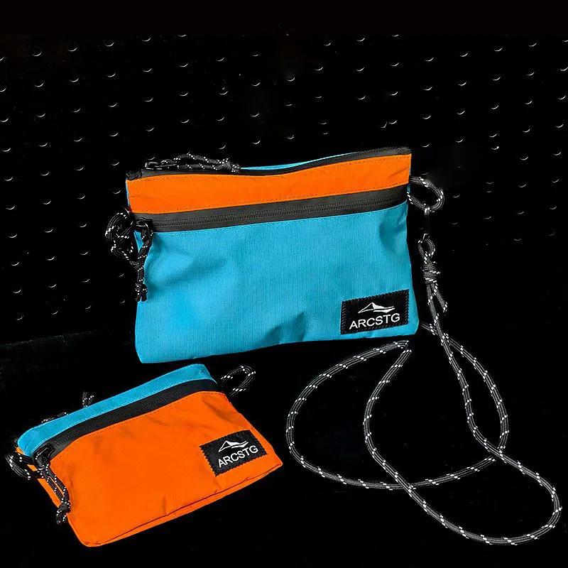 

29g 38g Waterproof Lightweight Shoulder Bag - 210D Nylon Unisex Casual Sling Pack With Zipper For Outdoor Sports & Travel S L