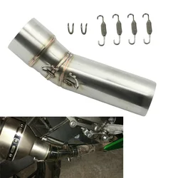 Moto Exhaust Muffler Middle Link Pipe 51mm Escape For BMW F 650 GS 08-12, F 700 GS 13-17, F800GS 08-17, F 800 GS ADV 13-17