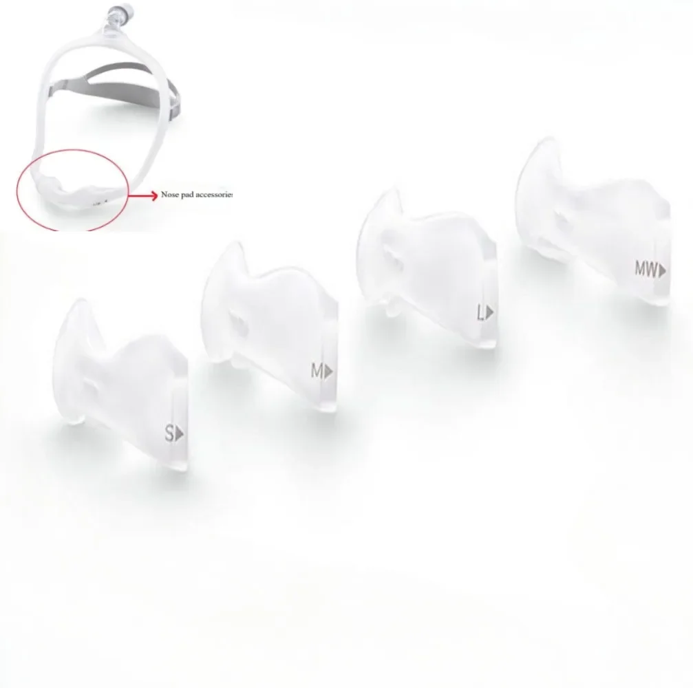 Nasal Pillow Mask S/M/L/SW/MW Silicone Cushions Adult Elder Patients CPAP Respirator Replacement Nasal Pad Comfortable Sleep