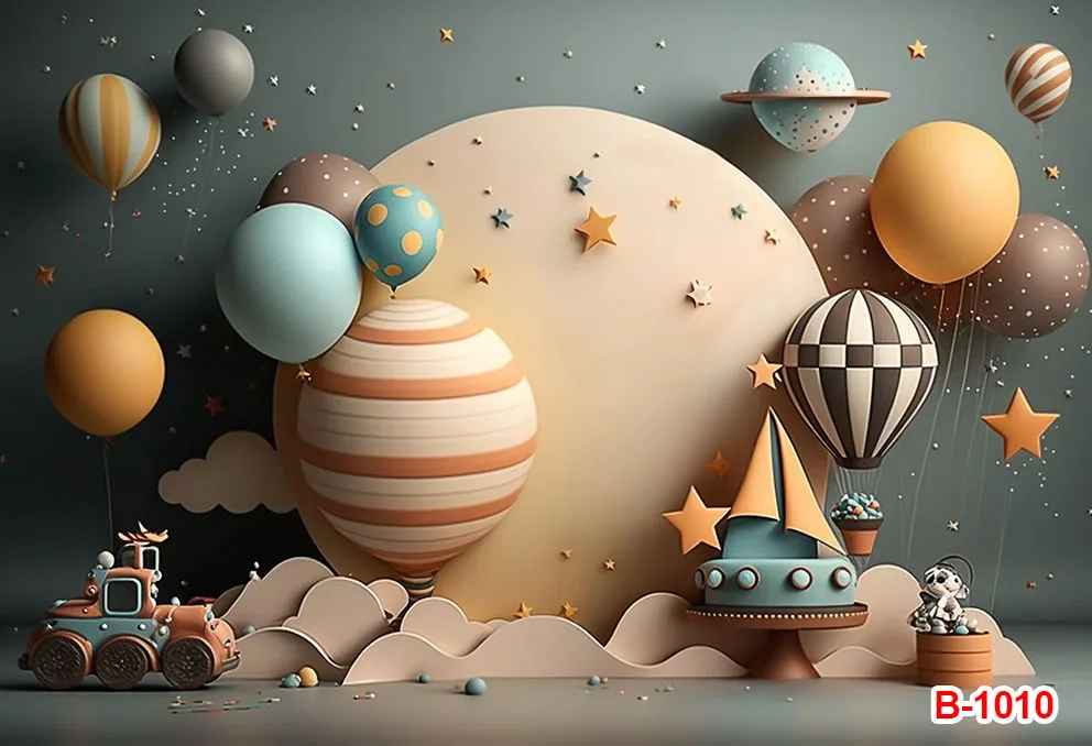 Fotografische Hintergründe für Jungen Geburtstag Kinder Baby party Dekor personal isierte Auto Luftballons Kuchen zerschlagen Hintergründe Foto kabine