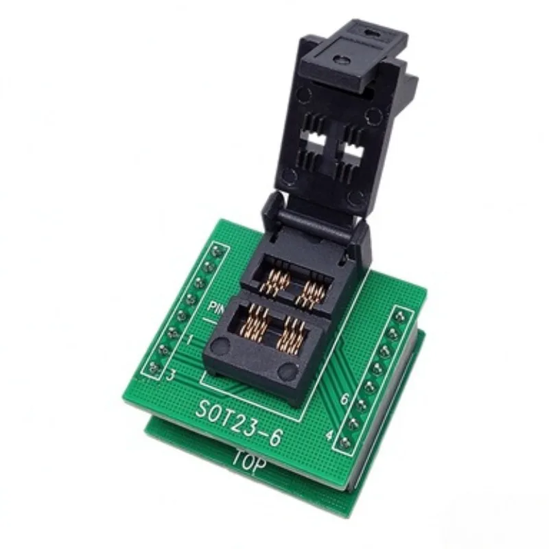 SOT23-6 Test Socket 0.95mm Pitch 1.7mm Body Width IC Programming Burn-in Socket SOT23-6L Chip Adapter Fixture