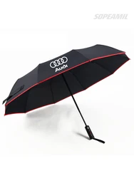 For Audi A3 A4 A5 A6 A7 A8 RS3 RS4 RS5 RS6 S3 S4 S5 S6 Q3 Q5 Q7 Q8 TT Car Automatic Folding Sun Protection Umbrella UV Sunshade
