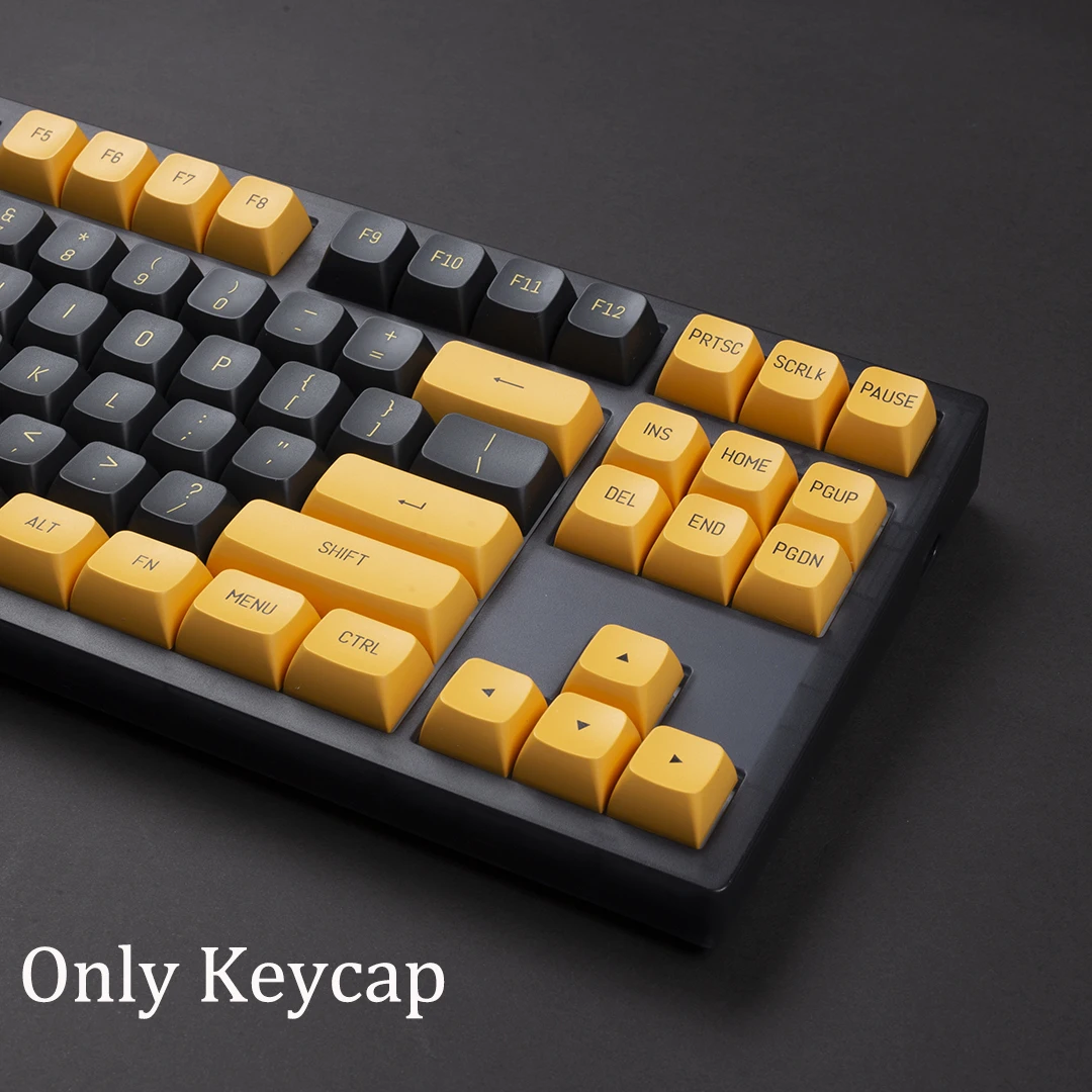 Teclas de perfil CSA, teclas PBT de doble disparo para teclado mecánico Cherry 6.25U, Barra espaciadora 64 78 84 87 148, teclas de doble Color