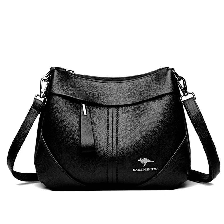 Luxury Designer Shoulder Crossbody Bags Women Purses and Hangbags Female Genuine Soft Leather Casual Messenger Bag Sac A Main