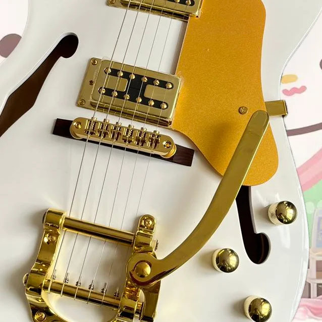 F58 Exquisite electric guitar, high-quality chrome plated hardware guitar, fast and free shipping