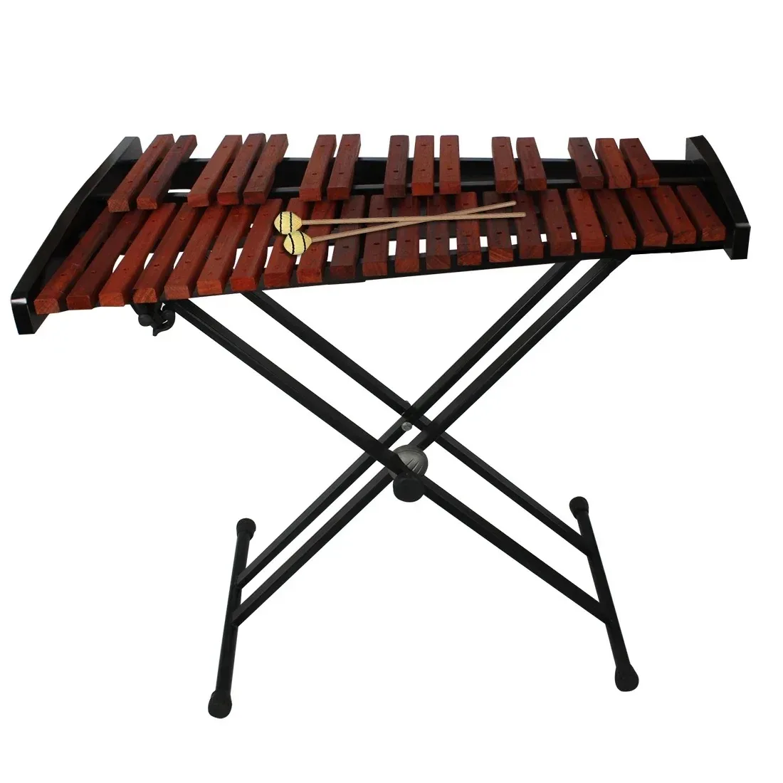 IRIN 1 Pair Marimba Drumsticks Drum Mallets Beech Handle Percussion Accessories Glockenspiel Bell Xylophone Marimba Drum Sticks