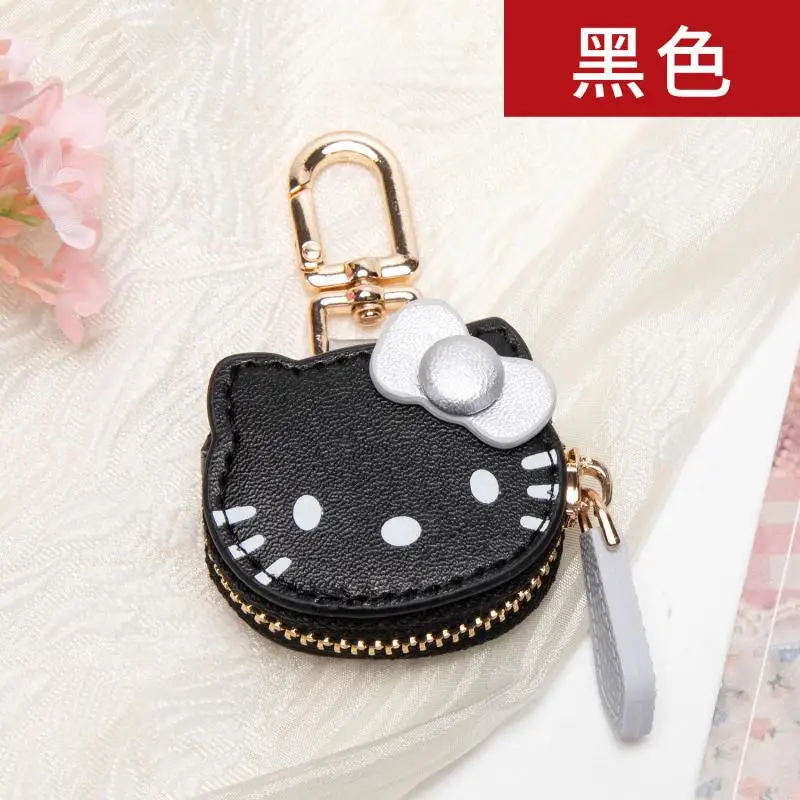 Kawaii Sanrio Hello Kitty Cute Cartoon Mini Bag with Pendant Hanging Anime Peripheral Keychain Christmas Holiday Gift for Girls