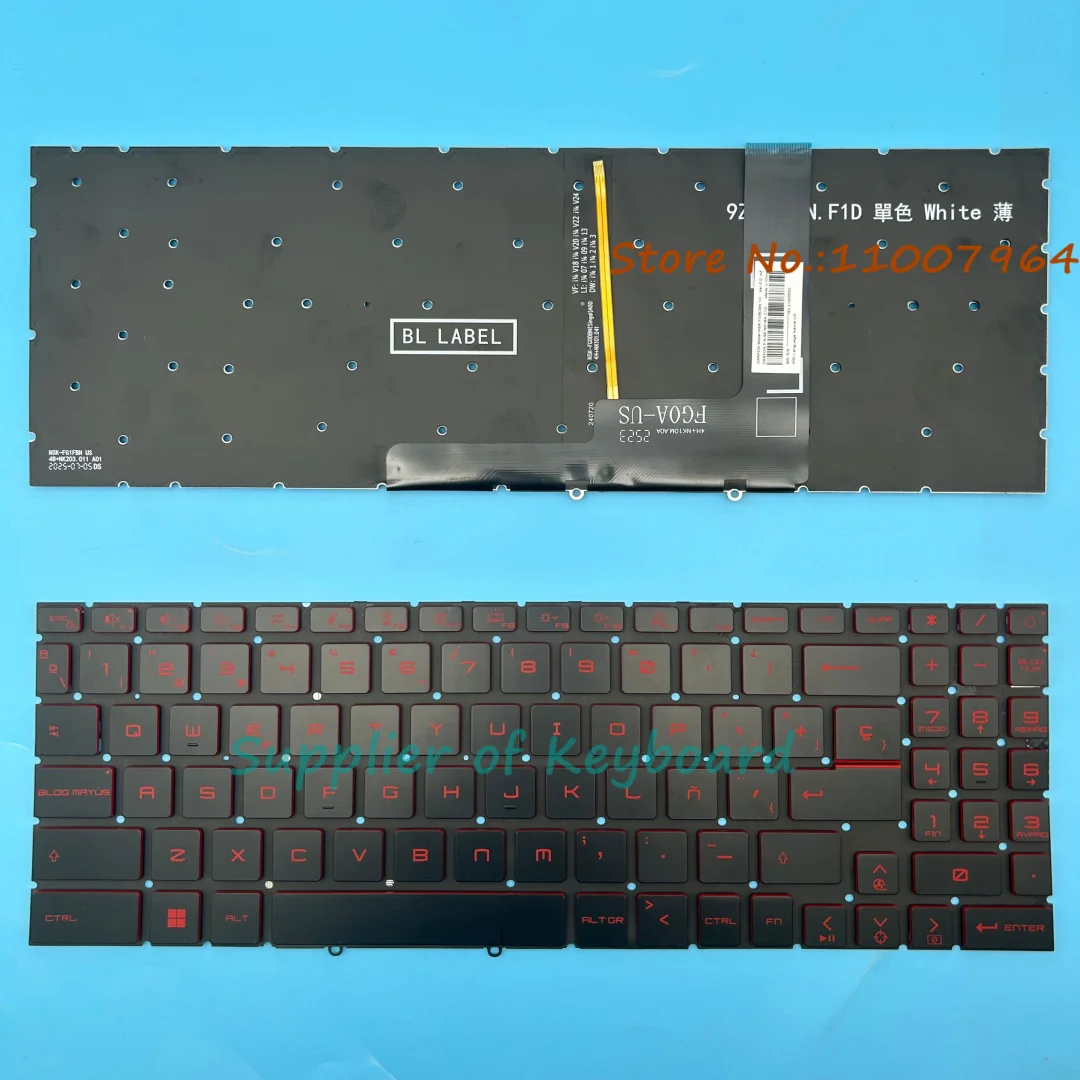 

Новая клавиатура США/RU/испанского/Французского/JA для MSI Katana GF66 GF76 11SC 11UC 11UD 11UE 11UEK 11UG 12UC 12UD 12UE 12UG 12UGS MS-17L1