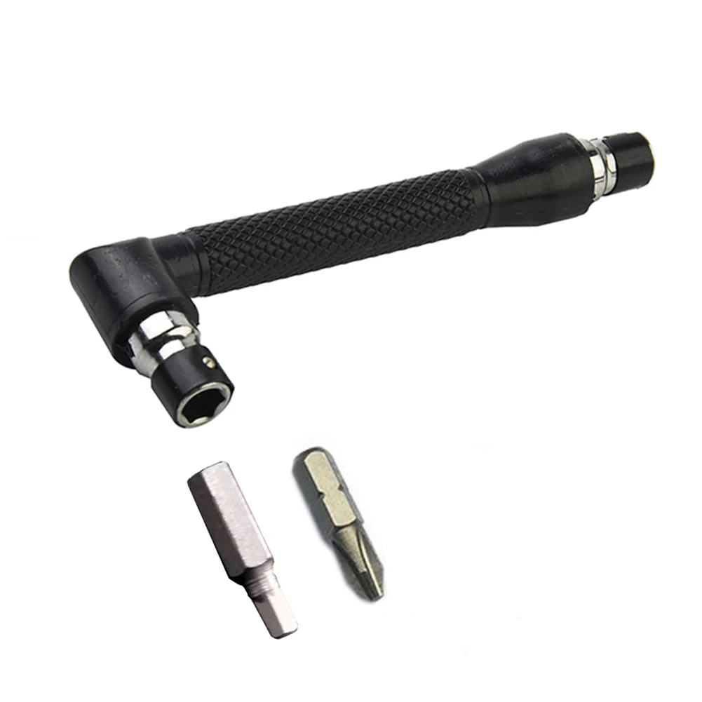 1pc L-type Screwdriver Bit Wrench Tool 1/4 Quick Socket Wrench Hexagon Screwdriver Bit With Double-End Handle Socket Wrench Tool