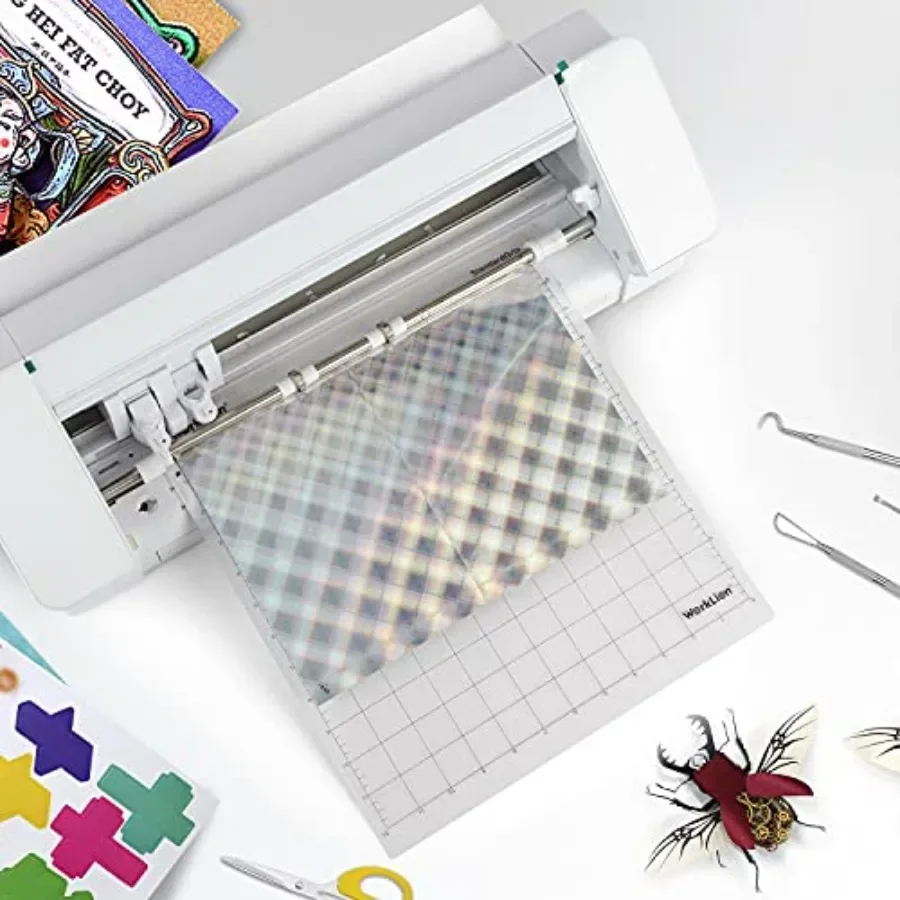Cutting Mat Compatible With Silhouette Cameo: 12x12 inch, 3 Mats Standard Adhesive Sticky Durable Clear Craft Cut Mats - Replac view 6